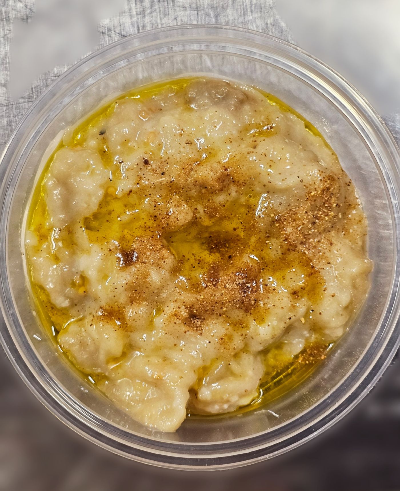 Baba ghanoush bowl